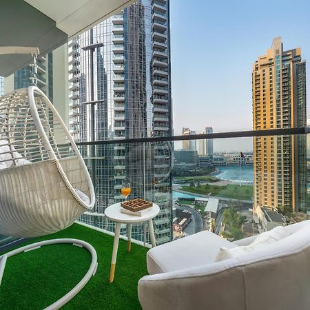 Exquisite 2 Bedroom Apartment I Burj Khalifa & Fountain Views I Free Gym, Pool, Parking, Wi-Fi And Ps5 I By Skyline Serenity Dubai Exterior foto